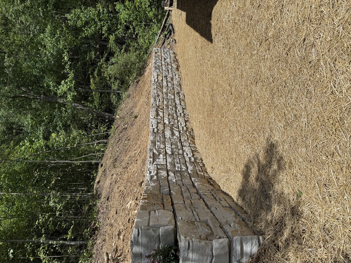 Retaining wall & slope work